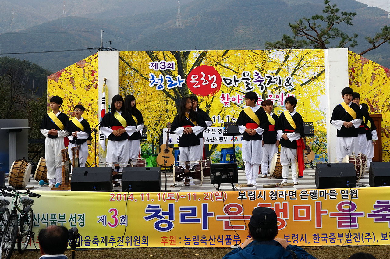 은행마을축제 사진